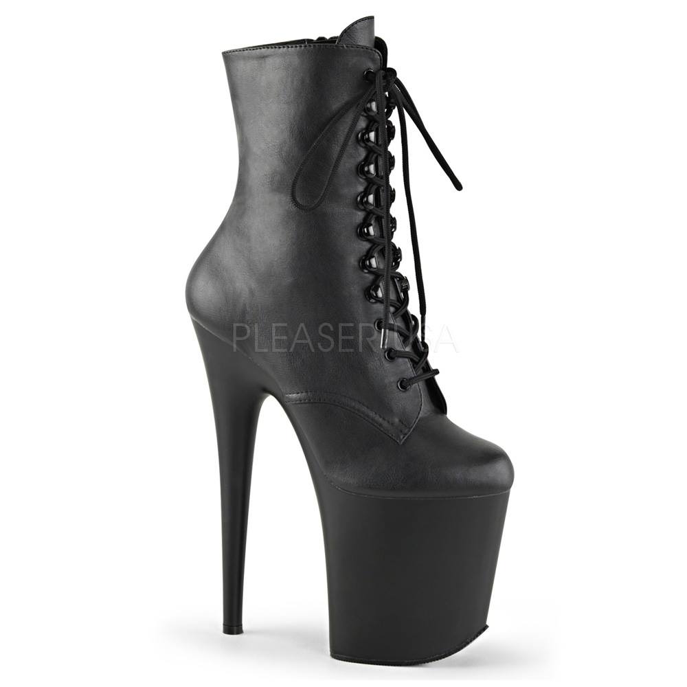 Pleaser - Flamingo1020 Plateau Laarzen, Paaldans schoenen - Paaldans schoenen - Zwart Product image